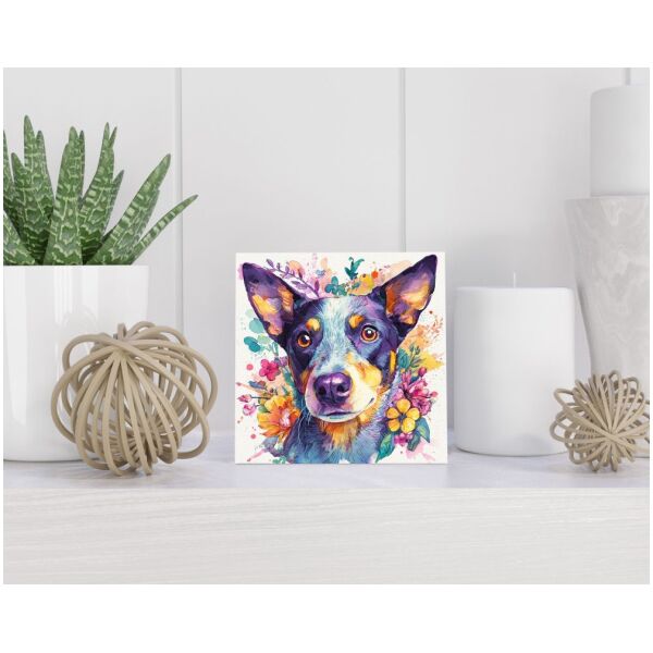 Tegel 15X15 Cm Met Oostenrijkse Zwarte En Rosse Brak Cadeau Decoratie | Tegeltjes Met Tekst | Tegeltjes Met Spreuken | Collega | Oma | Opa | Pensioen | Mama | Papa | Vriend Tegel 15x15 cm Oostenrijkse Zwarte en Rosse Brak