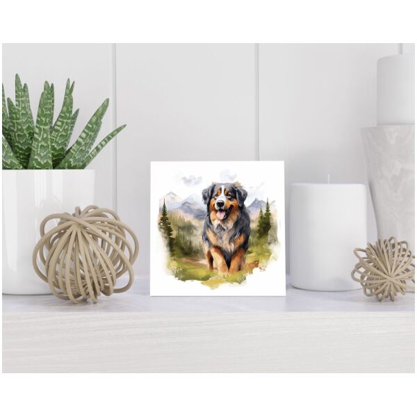 Tegel 15x15 cm Mountain Dog enjoying a leisurely walk dfe-b-c-ab-fddfd