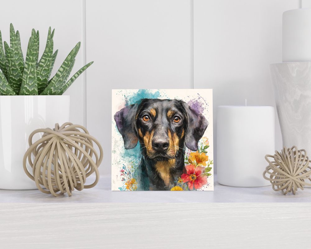 Tegel 15X15 Cm Met Azawakh Cadeau Decoratie | Tegeltjes Met Tekst | Tegeltjes Met Spreuken | Collega | Oma | Opa | Pensioen | Mama | Papa | Vriend Tegel 15x15 cm Azawakh