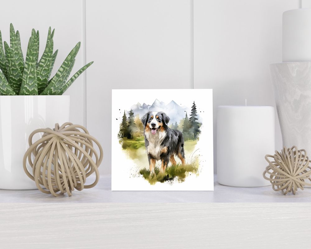 Tegel 15X15 Cm Met Mountain Dog Enjoying A Leisurely Walk Cb-F-Ad-Ba-Eecff Cadeau Decoratie | Tegeltjes Met Tekst | Tegeltjes Met Spreuken | Collega | Oma | Opa | Pensioen | Mama | Papa | Vriend Tegel 15x15 cm Mountain Dog enjoying a leisurely walk cb-f-ad-ba-eecff
