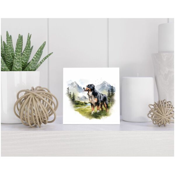 Tegel 15x15 cm Mountain Dog enjoying a leisurely walk ecac-a-c-a-cffce