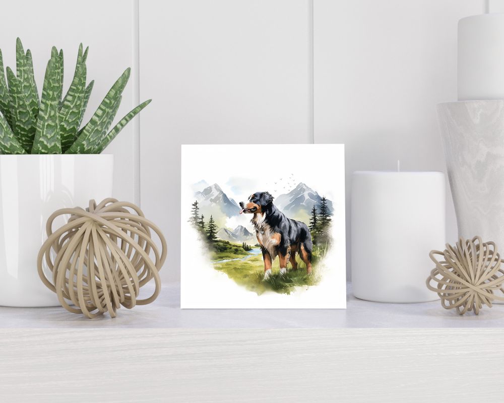 Tegel 15X15 Cm Met Mountain Dog Enjoying A Leisurely Walk Ecac-A-C-A-Cffce Cadeau Decoratie | Tegeltjes Met Tekst | Tegeltjes Met Spreuken | Collega | Oma | Opa | Pensioen | Mama | Papa | Vriend Tegel 15x15 cm Mountain Dog enjoying a leisurely walk ecac-a-c-a-cffce