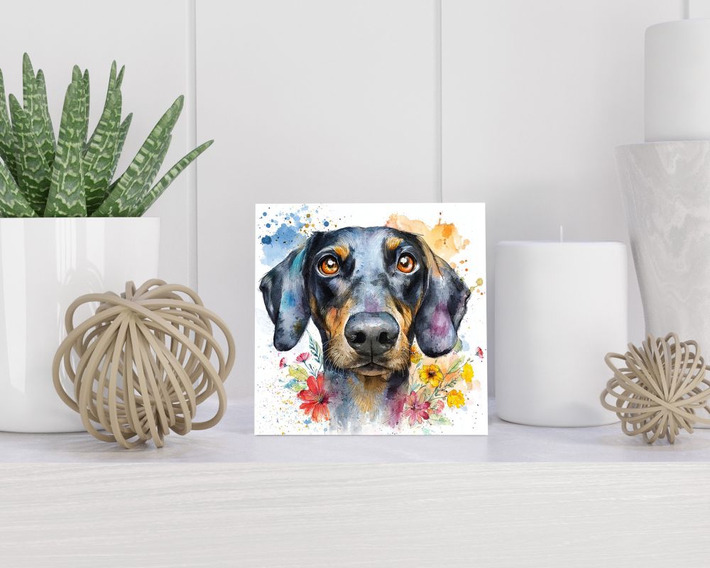 Tegel 15X15 Cm Met Azawakh Cadeau Decoratie | Tegeltjes Met Tekst | Tegeltjes Met Spreuken | Collega | Oma | Opa | Pensioen | Mama | Papa | Vriend Tegel 15x15 cm Azawakh