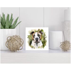 Tegel 15x15 cm Amerikaanse Bulldog