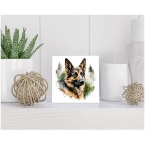 Tegel 15x15 cm Duitse Herder