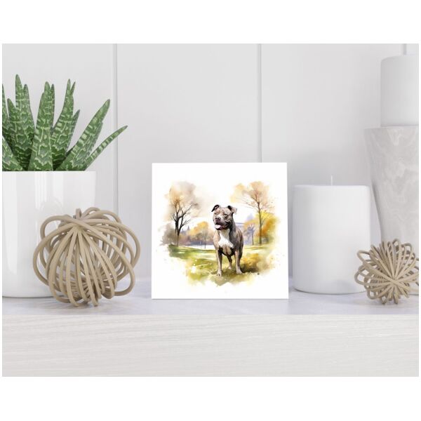 Tegel 15x15 cm American Pitbull Terriër