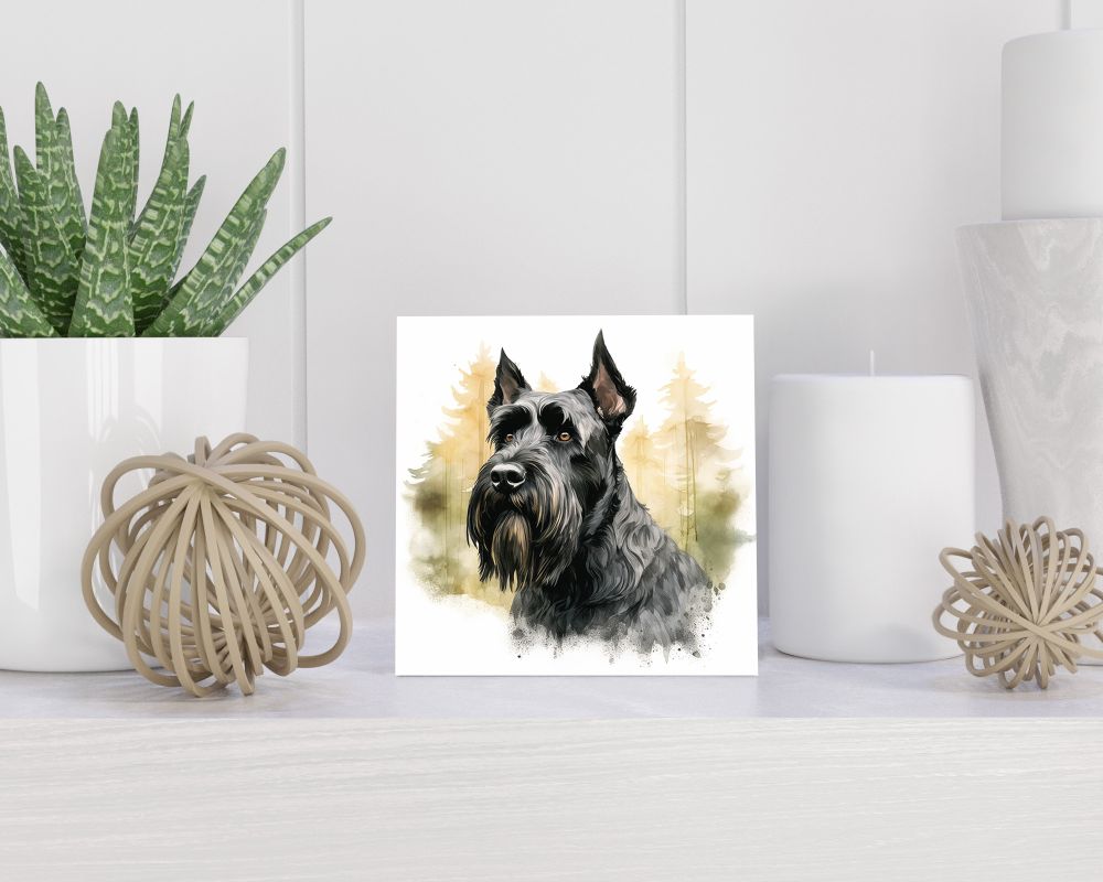 Tegel 15x15 cm Reuzenschnauzer
