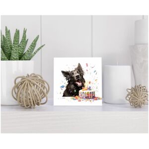 Tegel 15x15 cm Belgische Herder (Groenendaeler)