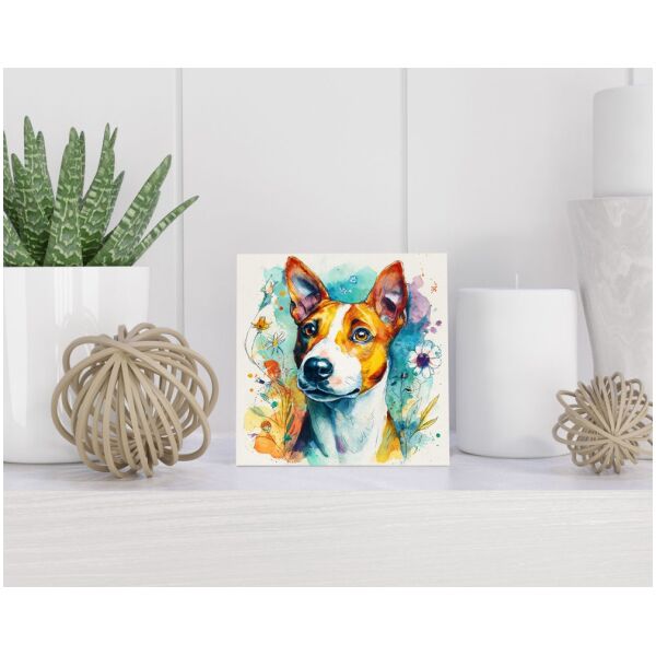 Tegel 15x15 cm Basset Hound