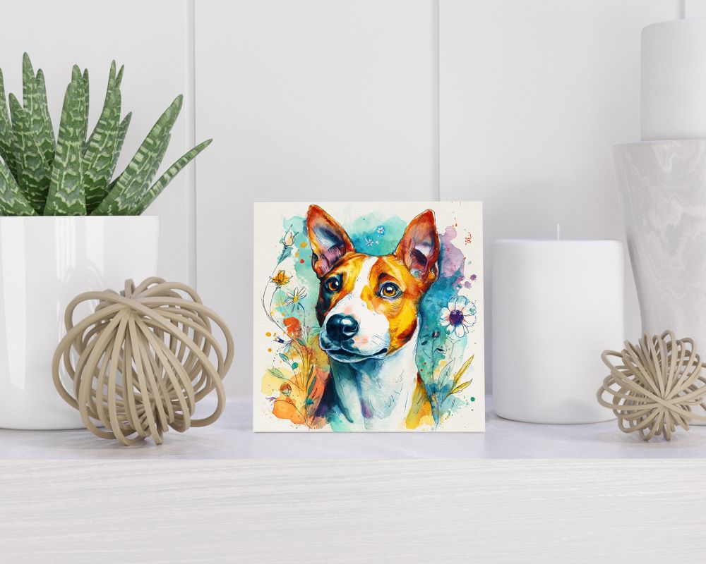 Tegel 15X15 Cm Met Basset Hound Cadeau Decoratie | Tegeltjes Met Tekst | Tegeltjes Met Spreuken | Collega | Oma | Opa | Pensioen | Mama | Papa | Vriend Tegel 15x15 cm Basset Hound