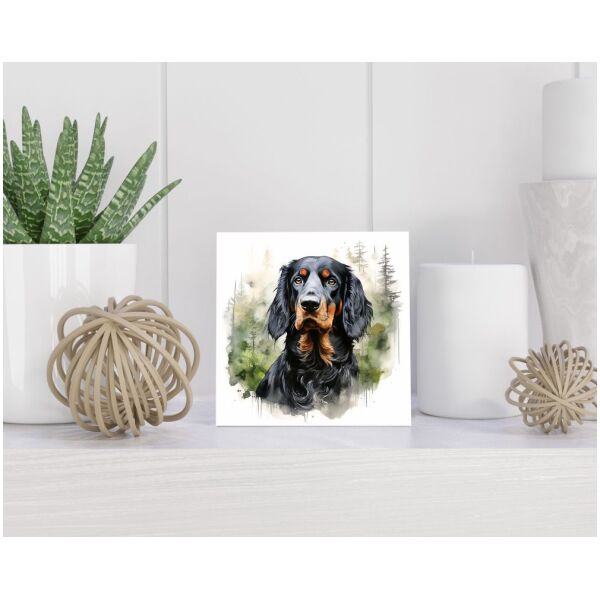 Tegel 15x15 cm Gordon Setter