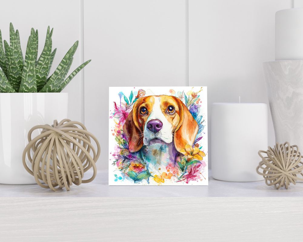Tegel 15X15 Cm Met Bearded Collie Cadeau Decoratie | Tegeltjes Met Tekst | Tegeltjes Met Spreuken | Collega | Oma | Opa | Pensioen | Mama | Papa | Vriend Tegel 15x15 cm Bearded Collie