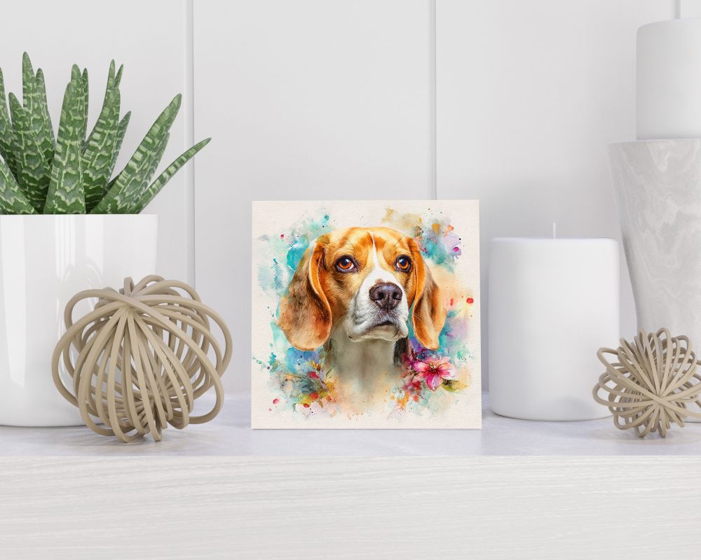Tegel 15X15 Cm Met Bearded Collie Cadeau Decoratie | Tegeltjes Met Tekst | Tegeltjes Met Spreuken | Collega | Oma | Opa | Pensioen | Mama | Papa | Vriend Tegel 15x15 cm Bearded Collie