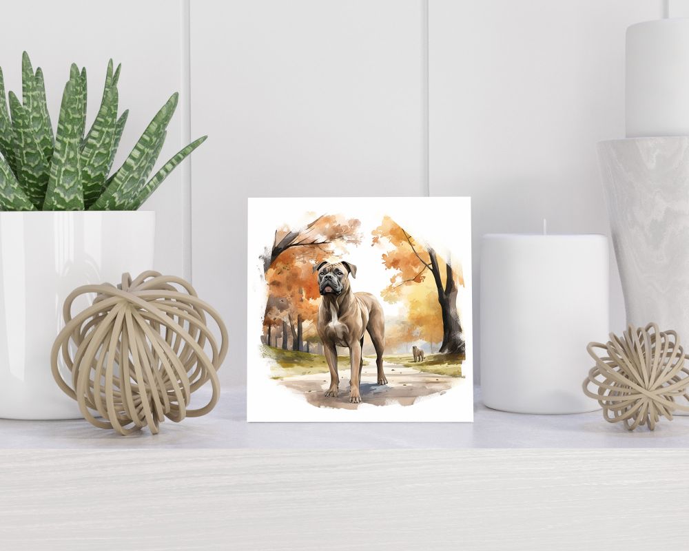 Tegel 15X15 Cm Met Presa Canario Cadeau Decoratie | Tegeltjes Met Tekst | Tegeltjes Met Spreuken | Collega | Oma | Opa | Pensioen | Mama | Papa | Vriend Tegel 15x15 cm Presa Canario