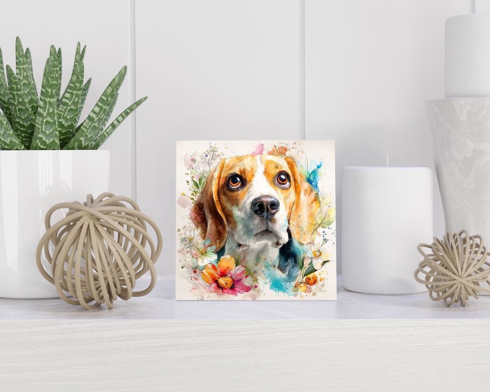 Tegel 15X15 Cm Met Bearded Collie Cadeau Decoratie | Tegeltjes Met Tekst | Tegeltjes Met Spreuken | Collega | Oma | Opa | Pensioen | Mama | Papa | Vriend Tegel 15x15 cm Bearded Collie