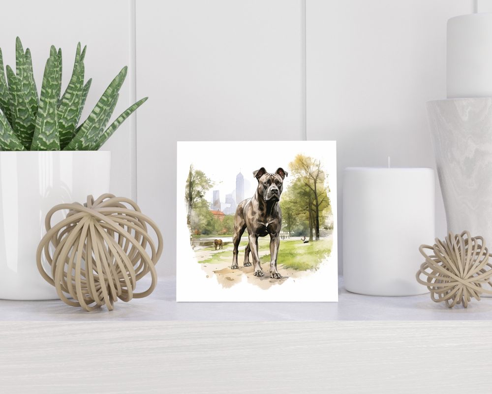 Tegel 15X15 Cm Met Presa Canario Cadeau Decoratie | Tegeltjes Met Tekst | Tegeltjes Met Spreuken | Collega | Oma | Opa | Pensioen | Mama | Papa | Vriend Tegel 15x15 cm Presa Canario