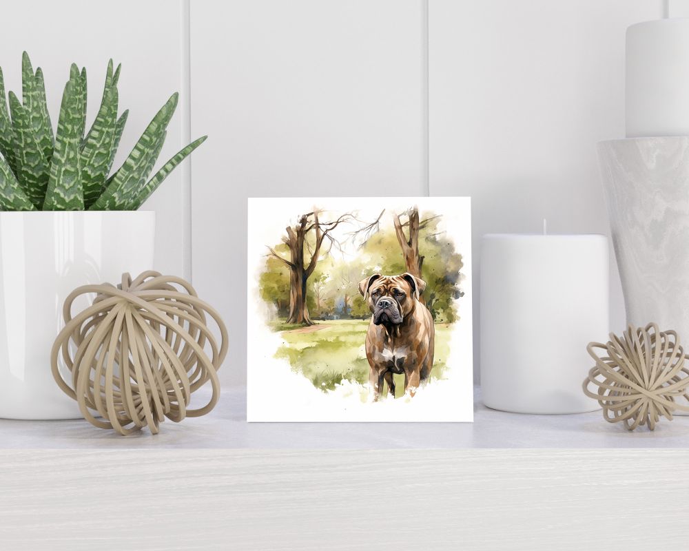 Tegel 15X15 Cm Met Presa Canario Cadeau Decoratie | Tegeltjes Met Tekst | Tegeltjes Met Spreuken | Collega | Oma | Opa | Pensioen | Mama | Papa | Vriend Tegel 15x15 cm Presa Canario