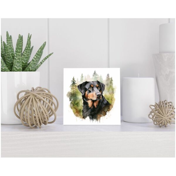 Tegel 15X15 Cm Met Grote Zwitserse Sennenhond Cadeau Decoratie | Tegeltjes Met Tekst | Tegeltjes Met Spreuken | Collega | Oma | Opa | Pensioen | Mama | Papa | Vriend Tegel 15x15 cm Grote Zwitserse Sennenhond