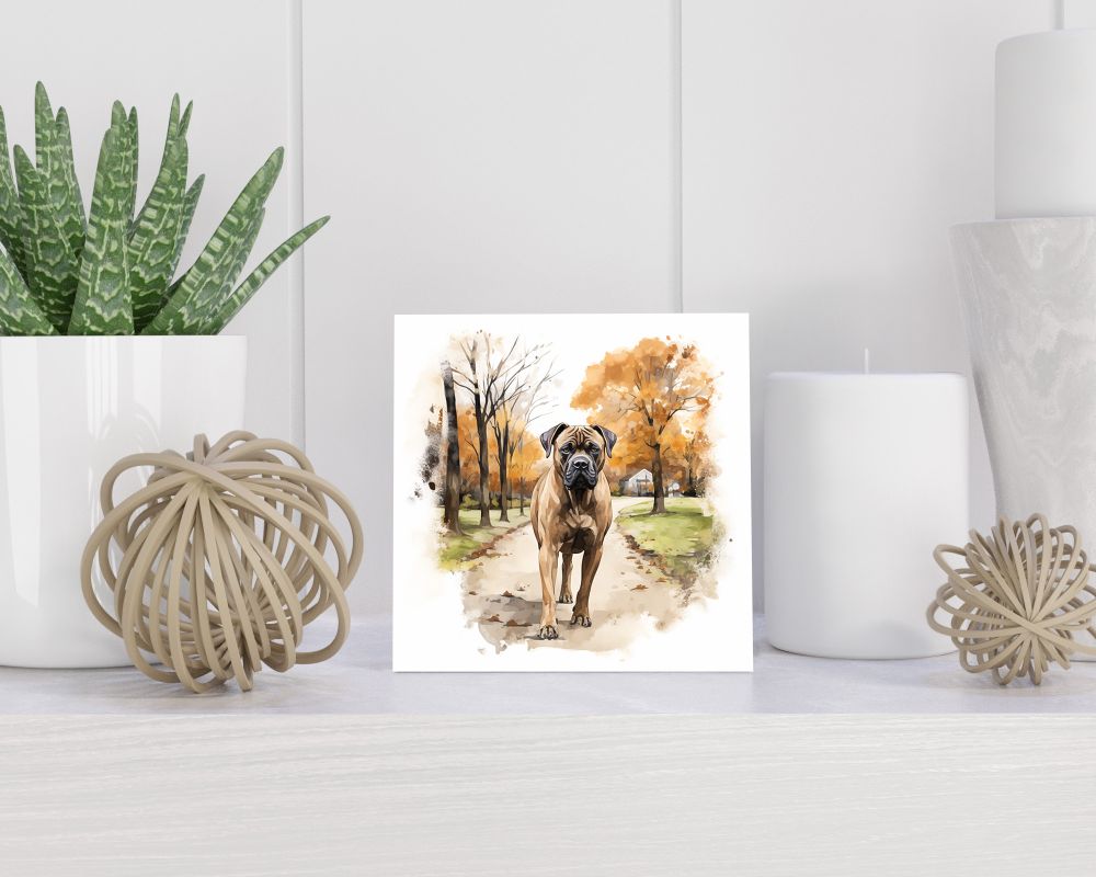 Tegel 15X15 Cm Met Presa Canario Cadeau Decoratie | Tegeltjes Met Tekst | Tegeltjes Met Spreuken | Collega | Oma | Opa | Pensioen | Mama | Papa | Vriend Tegel 15x15 cm Presa Canario