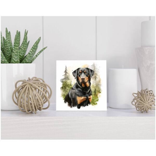 Tegel 15X15 Cm Met Grote Zwitserse Sennenhond Cadeau Decoratie | Tegeltjes Met Tekst | Tegeltjes Met Spreuken | Collega | Oma | Opa | Pensioen | Mama | Papa | Vriend Tegel 15x15 cm Grote Zwitserse Sennenhond