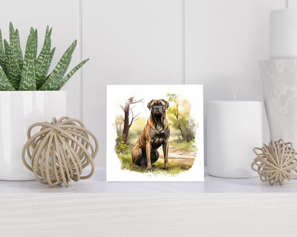 Tegel 15X15 Cm Met Presa Canario Cadeau Decoratie | Tegeltjes Met Tekst | Tegeltjes Met Spreuken | Collega | Oma | Opa | Pensioen | Mama | Papa | Vriend Tegel 15x15 cm Presa Canario