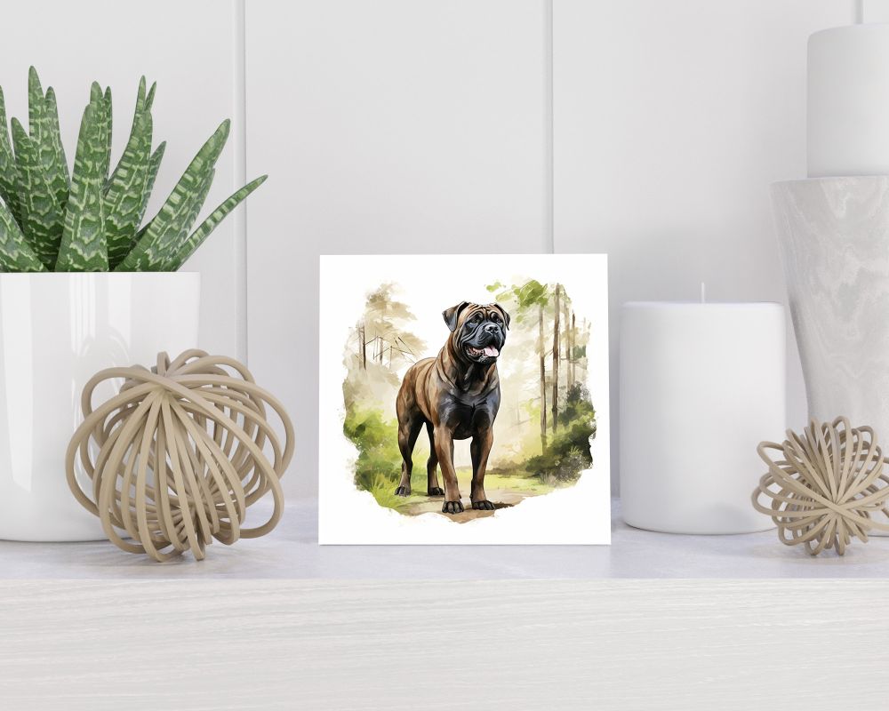 Tegel 15X15 Cm Met Presa Canario Cadeau Decoratie | Tegeltjes Met Tekst | Tegeltjes Met Spreuken | Collega | Oma | Opa | Pensioen | Mama | Papa | Vriend Tegel 15x15 cm Presa Canario