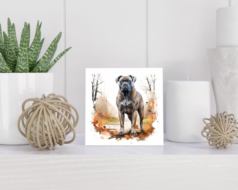 Tegel 15X15 Cm Met Presa Canario Cadeau Decoratie | Tegeltjes Met Tekst | Tegeltjes Met Spreuken | Collega | Oma | Opa | Pensioen | Mama | Papa | Vriend Tegel 15x15 cm Presa Canario