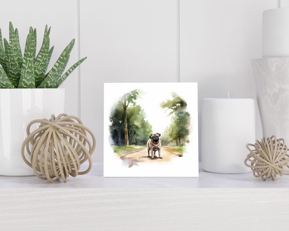 Tegel 15X15 Cm Met Puli Cadeau Decoratie | Tegeltjes Met Tekst | Tegeltjes Met Spreuken | Collega | Oma | Opa | Pensioen | Mama | Papa | Vriend Tegel 15x15 cm Puli