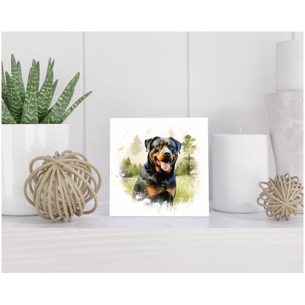 Tegel 15x15 cm Rottweiler