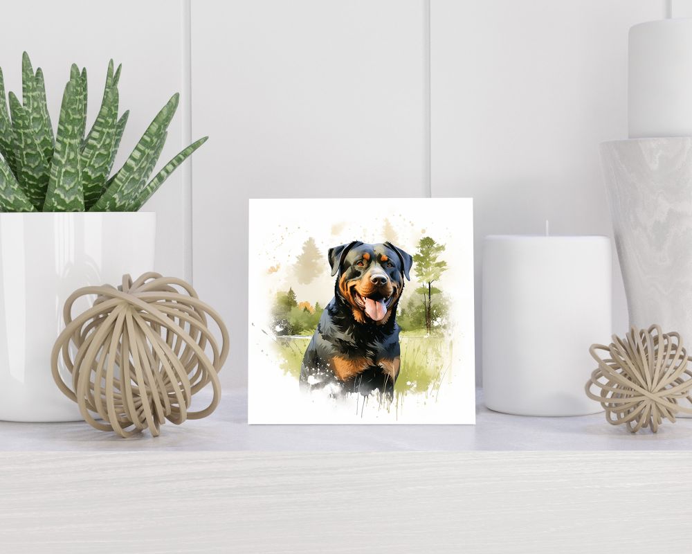 Tegel 15x15 cm Rottweiler