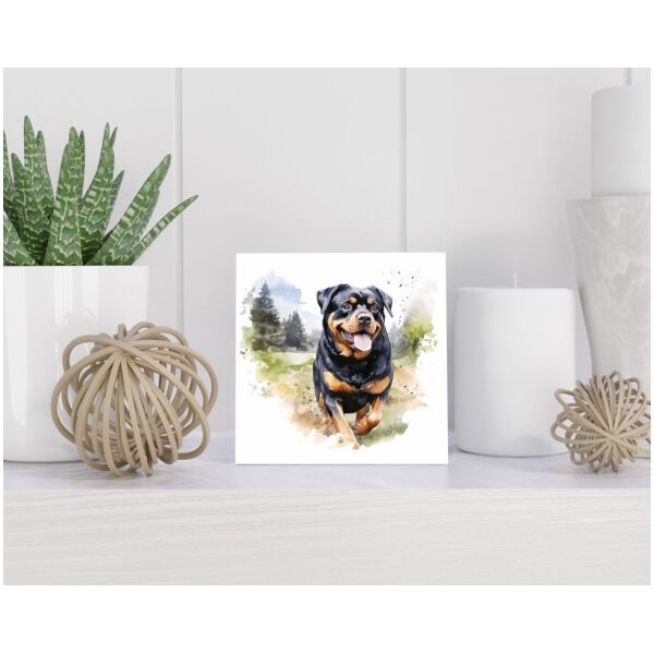 Tegel 15x15 cm Rottweiler