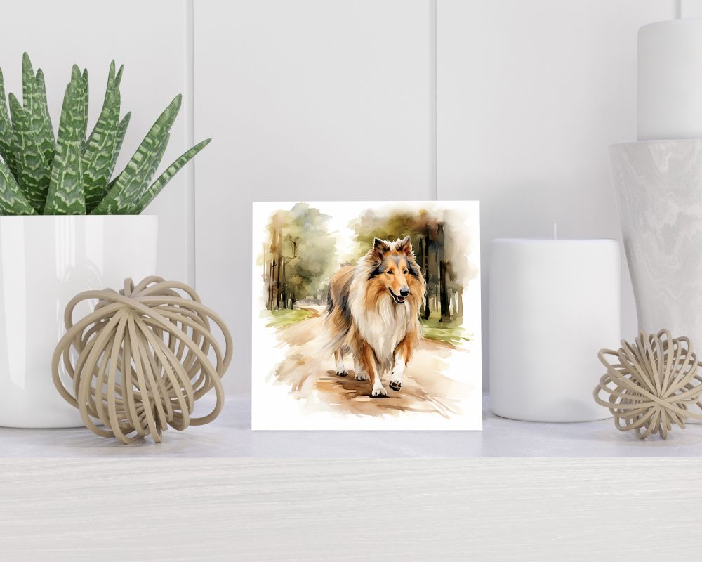 Tegel 15x15 cm Langharige Collie