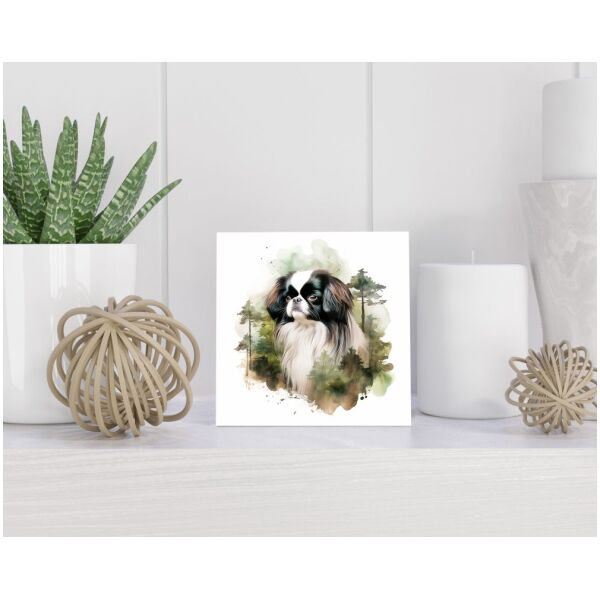 Tegel 15x15 cm Japanse Spaniël