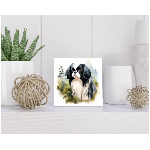 Tegel 15x15 cm Japanse Spaniël