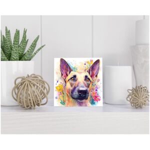 Tegel 15x15 cm Belgische Herder (Mechelse)