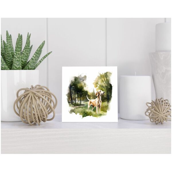 Tegel 15X15 Cm Met Saluki Cadeau Decoratie | Tegeltjes Met Tekst | Tegeltjes Met Spreuken | Collega | Oma | Opa | Pensioen | Mama | Papa | Vriend Tegel 15x15 cm Saluki