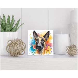 Tegel 15x15 cm Belgische Herder (Mechelse)