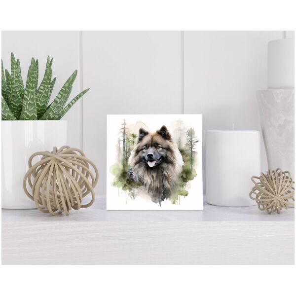Tegel 15x15 cm Keeshond