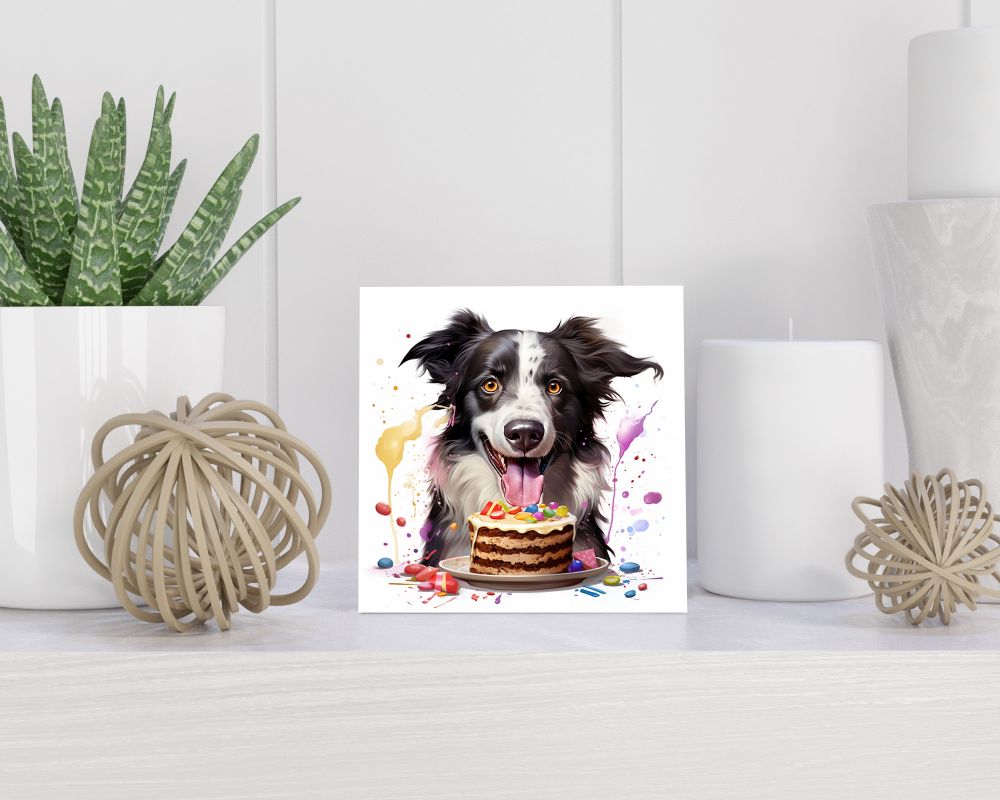 Tegel 15x15 cm Border Collie