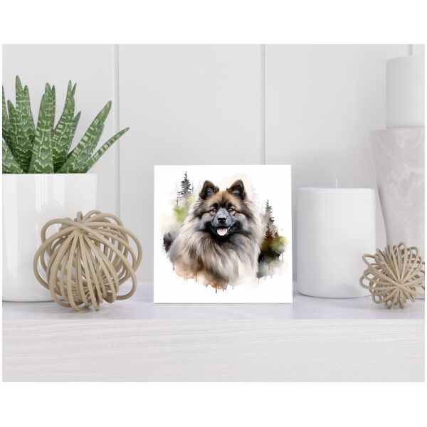 Tegel 15x15 cm Keeshond