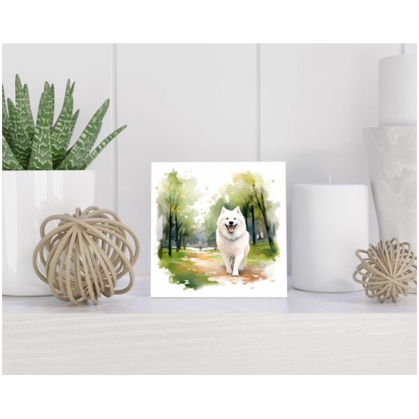 Tegel 15x15 cm Samojeed