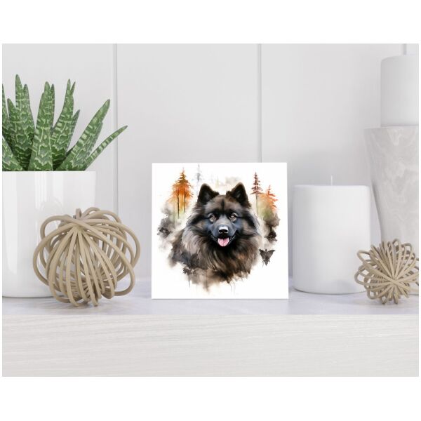 Tegel 15x15 cm Keeshond