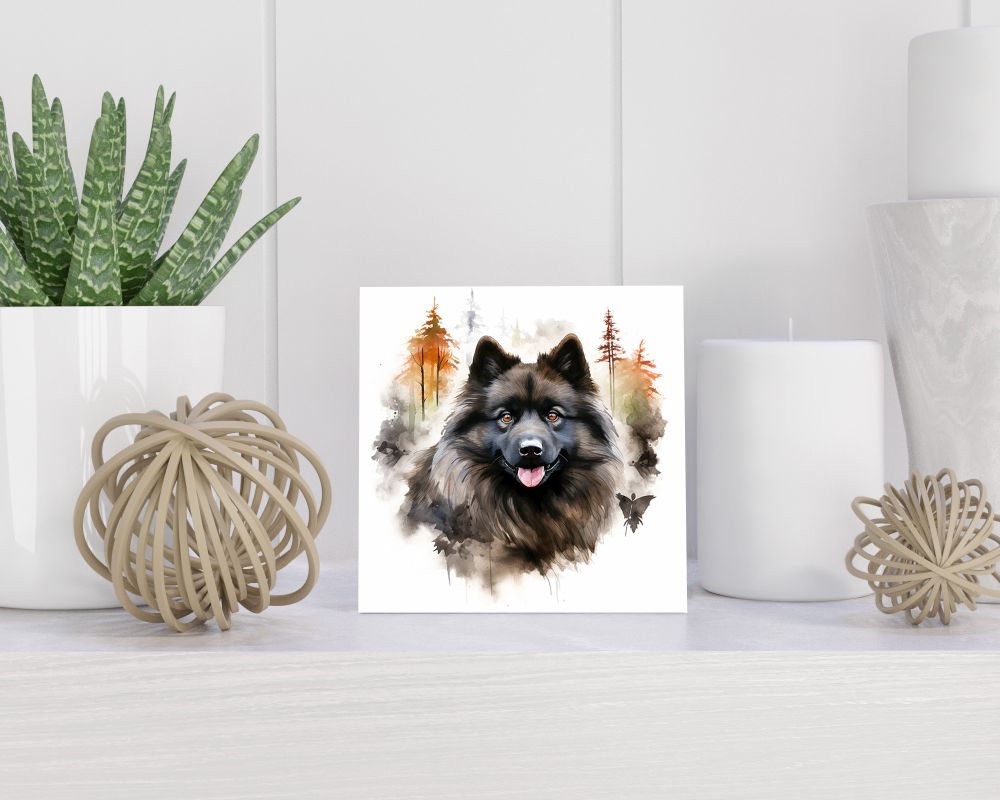Tegel 15x15 cm Keeshond