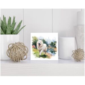 Tegel 15x15 cm Samojeed