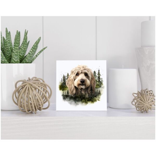 Tegel 15x15 cm Labradoodle