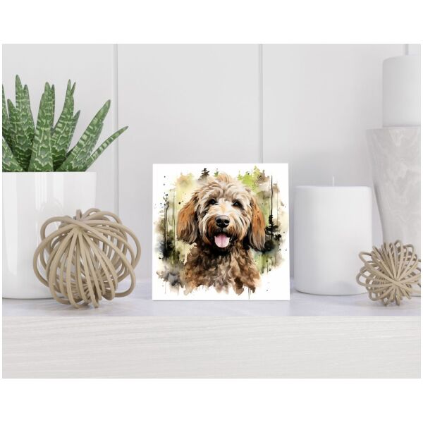 Tegel 15x15 cm Labradoodle