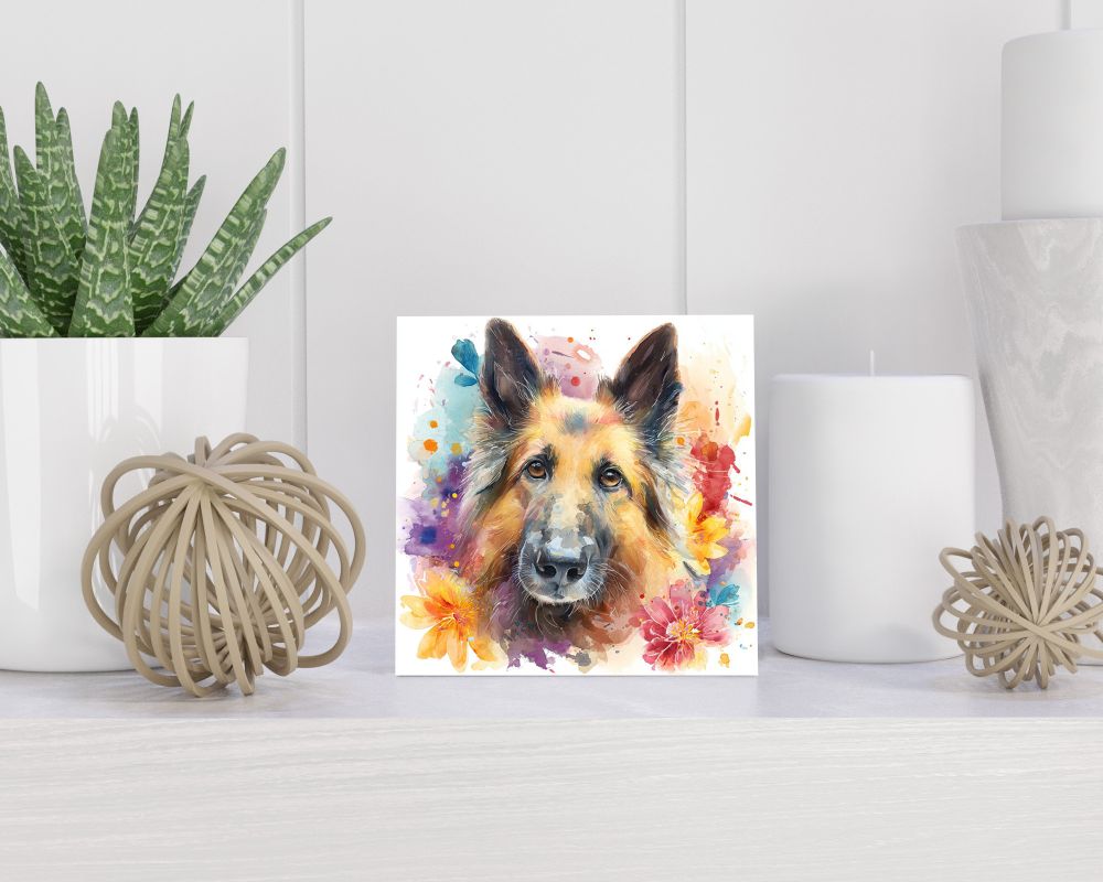 Tegel 15X15 Cm Met Belichter Cadeau Decoratie | Tegeltjes Met Tekst | Tegeltjes Met Spreuken | Collega | Oma | Opa | Pensioen | Mama | Papa | Vriend Tegel 15x15 cm Belichter