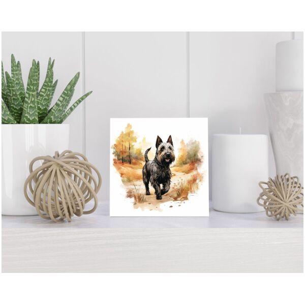 Tegel 15x15 cm Schotse Terriër