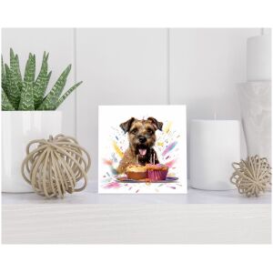 Tegel 15x15 cm Border Terriër