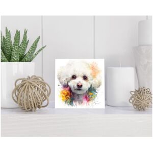 Tegel 15x15 cm Bichon Frisé